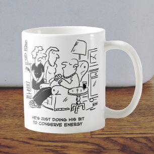 Économie d'énergie Cartogrammes Mug