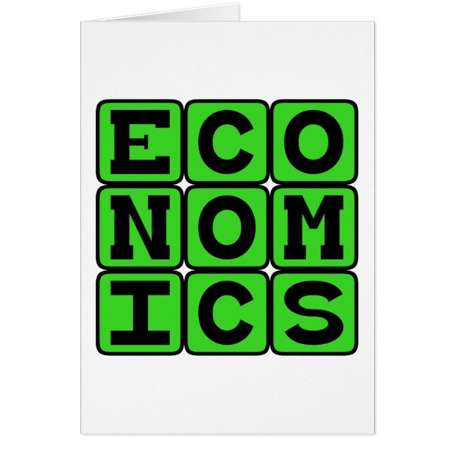 Économie, l'étude de l'argent (Devant)