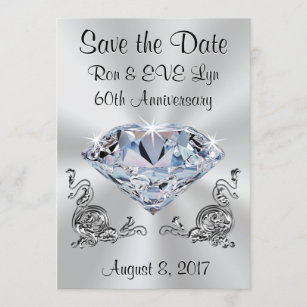 Invitations Faire Part Cartes Noces Diamant Zazzle Fr