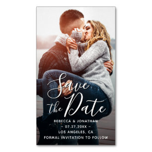 Économies de carte de visite le magnet   de date