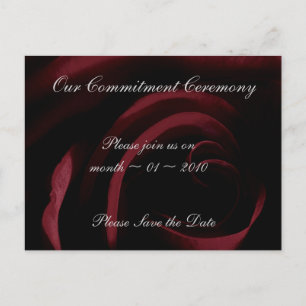 Économies de faire-part de mariage la carte de