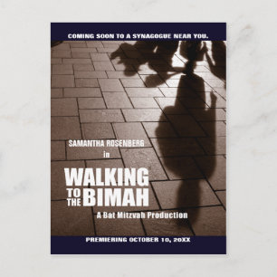 Économies de film de Bimah de bat mitzvah la carte