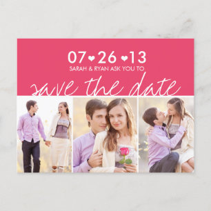 Économies de photo la carte postale de coeurs de