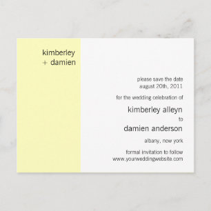 Économies de vanille de "duo" la carte postale de