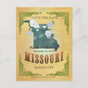 Économies en pastel de jaune la date - carte avec