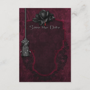 Économies gothiques la carte de date