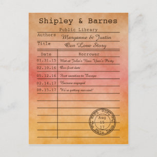 Économies oranges vintages de carte de