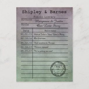 Économies vertes pourpres vintages de carte de