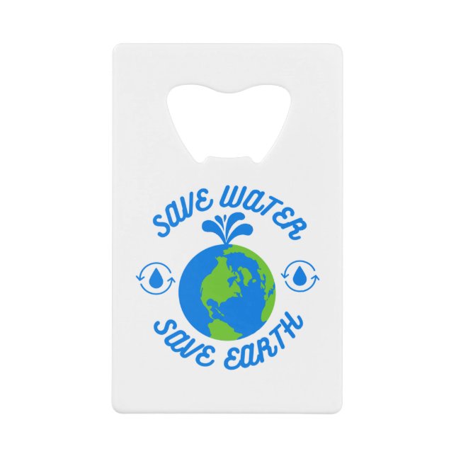 Économiser l'eau Sauver la Terre (Devant)