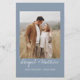 Economisez La Date Moderne Simple Invitation