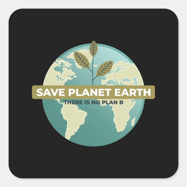 ÉCONOMISEZ LE Sticker PLANET EARTH (Devant)