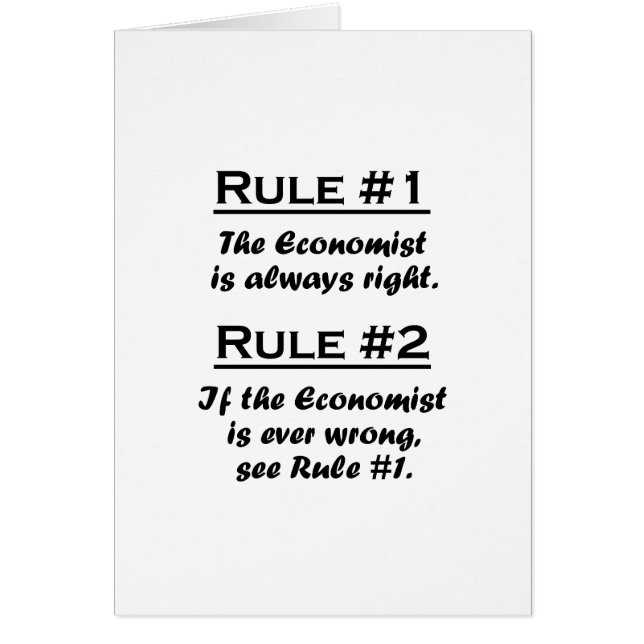 Économiste de règle (Devant)