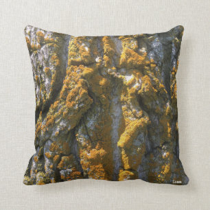 ÉCORCE AVEC DE LA MOUSSE - COUSSIN