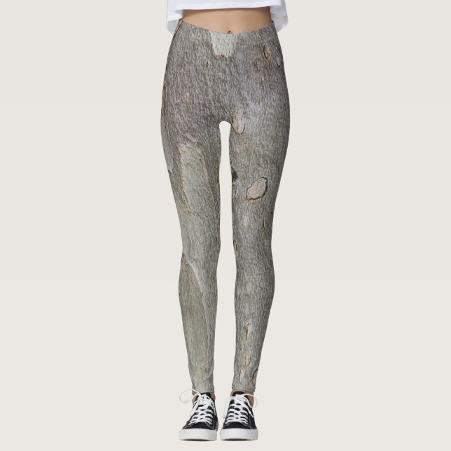 Écorce d'arbre leggings motifs (Devant)