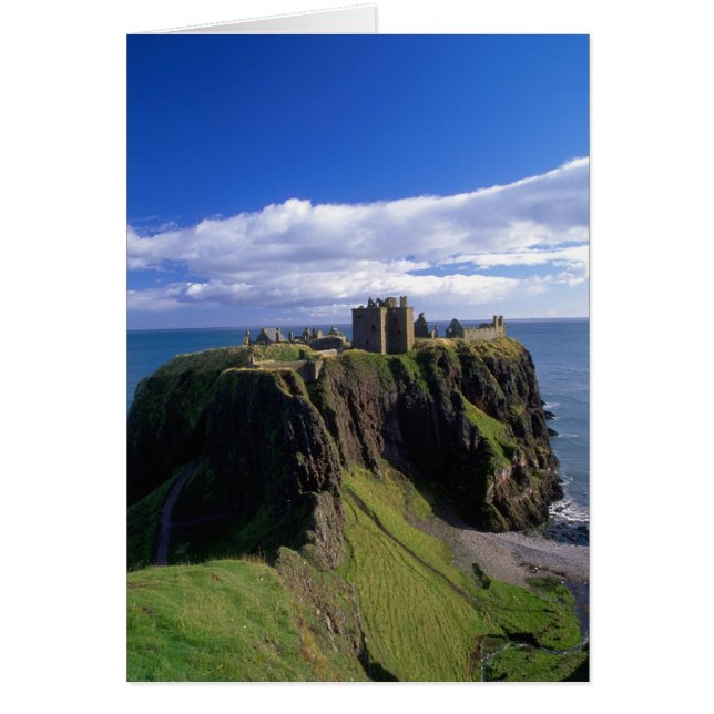 Écosse, Aberdeen. Château de Dunnotar. (Devant)
