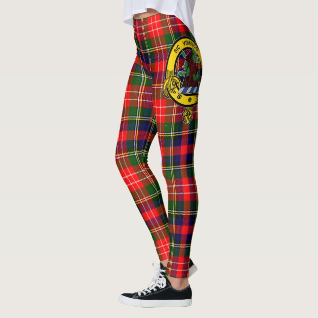Ecosse Clan Christie Crest Tartan Femmes Leggings (Gauche)