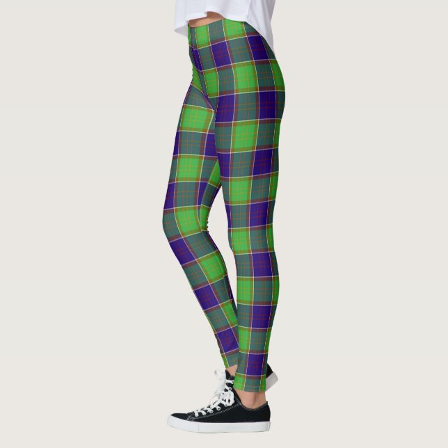 Ecosse Clan Dalrymple Tartan Femmes Leggings (Gauche)
