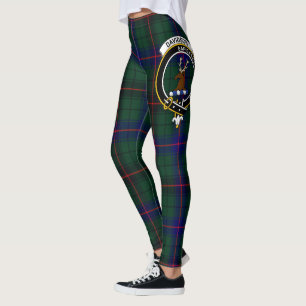 Ecosse Clan Davidson Crest Tartan Femmes Leggings