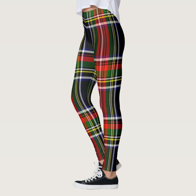 Ecosse Clan Francis Tartan Femmes Leggings (Gauche)