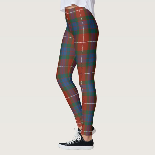 Ecosse Clan Fraser Ancient Tartan Women Leggings (Gauche)