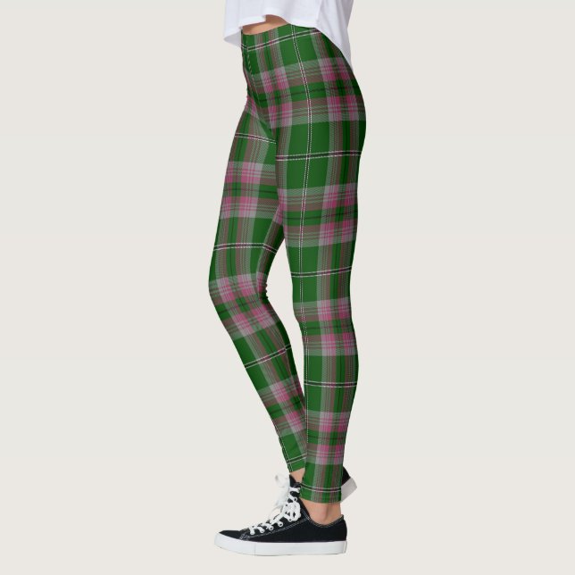Ecosse Clan Grey Tartan femmes Leggings (Gauche)
