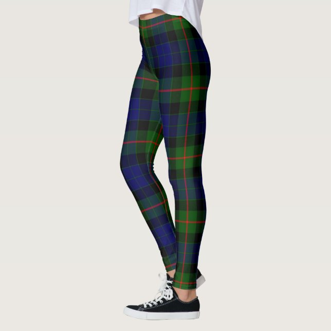 Ecosse Clan Gunn Tartan Femmes Leggings (Gauche)