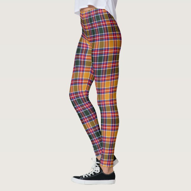 Ecosse Clan Jacobite Tartan Femmes Leggings (Gauche)
