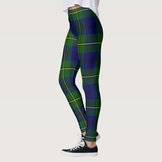 Ecosse Clan Johnson Tartan Femmes Leggings (Gauche)