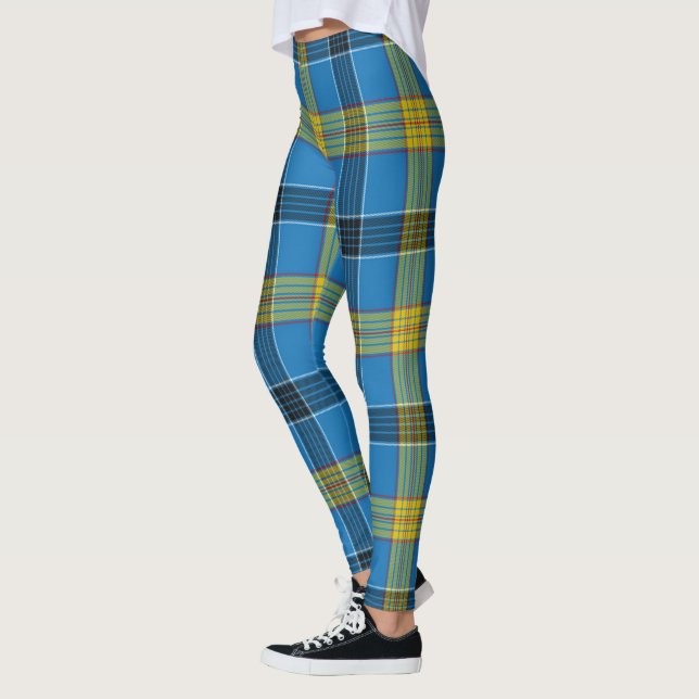 Ecosse Clan Laing Tartan Femmes Leggings (Gauche)