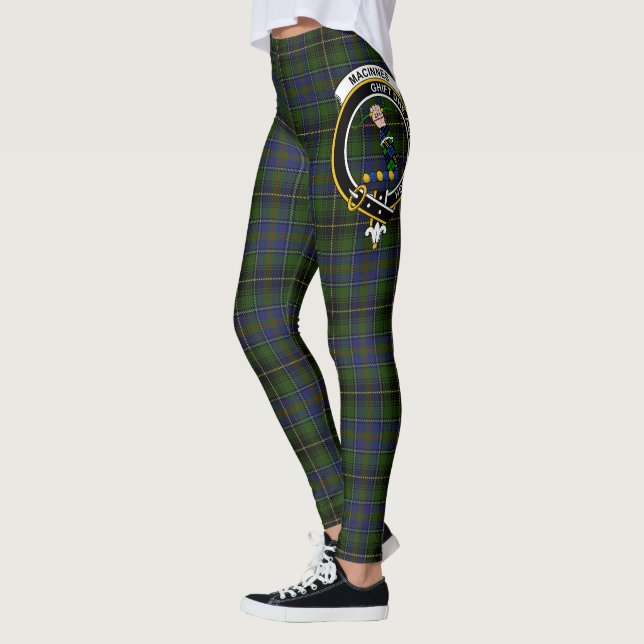 Ecosse Clan MacInnes Crest Tartan Femmes Leggings (Gauche)