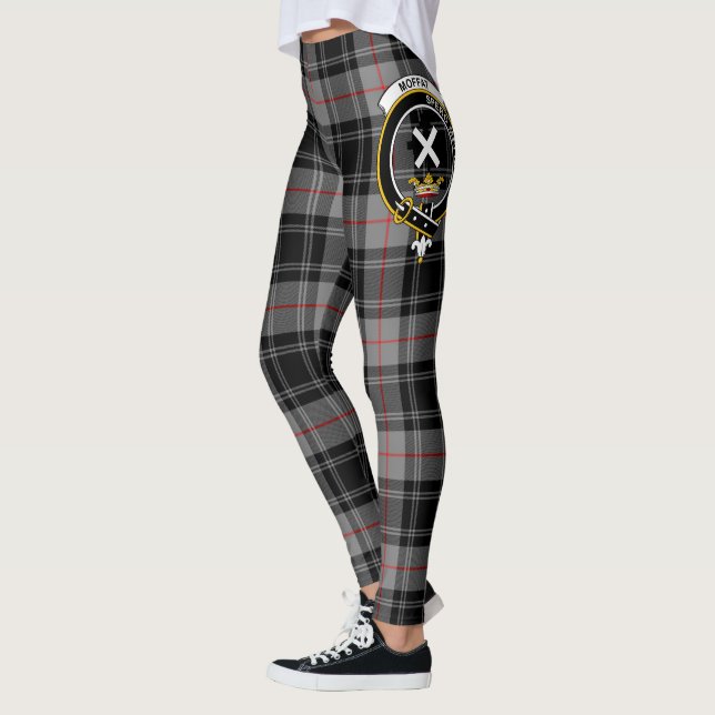 Ecosse Clan Moffat Crest Tartan Femmes Leggings (Gauche)
