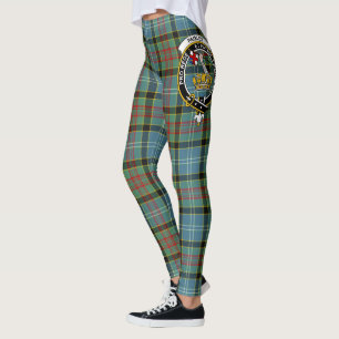 Ecosse Clan Paisley Crest Tartan Femmes Leggings
