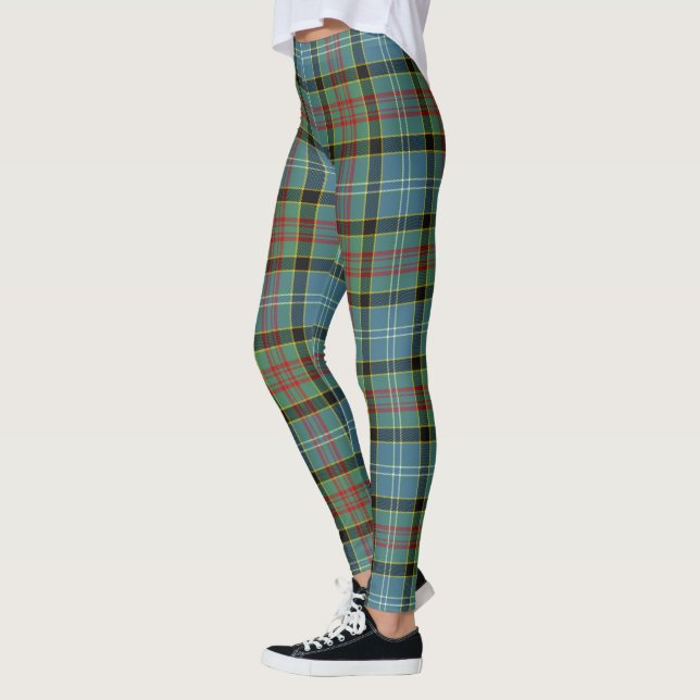 Ecosse Clan Paisley Tartan Femmes Leggings (Gauche)