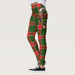 Ecosse Clan Pollock Crest Tartan Femmes Leggings
