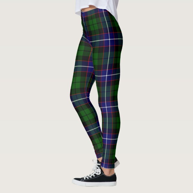 Ecosse Clan Russell Tartan Femmes Leggings (Gauche)