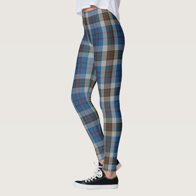 Ecosse Clan Thomson Blue Tartan Leggings femmes (Gauche)
