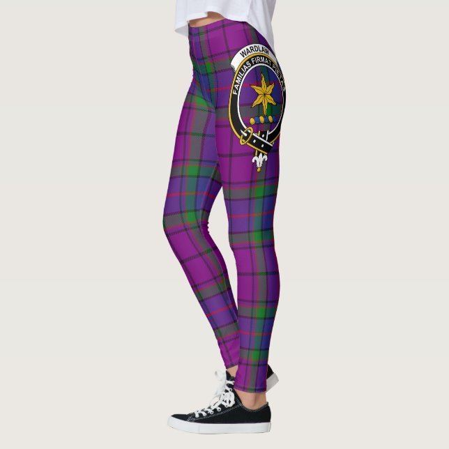Ecosse Clan Wardlaw Crest Tartan Femmes Leggings (Gauche)