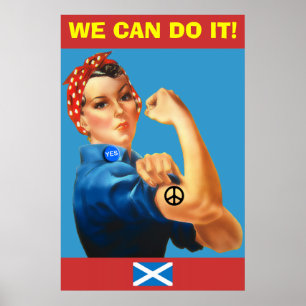 Ecosse Indépendance Nous pouvons le faire Poster