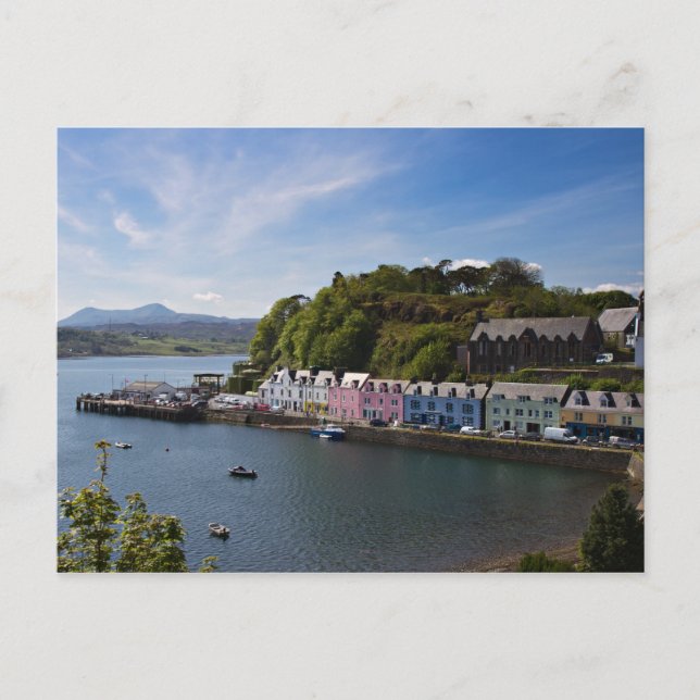 Ecosse - Port de Portree carte postale (Devant)