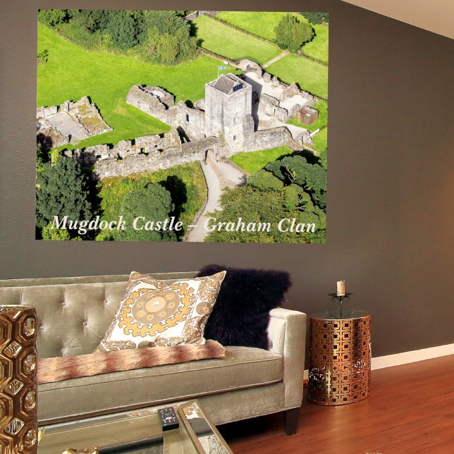 Ecosse's Mugdock Castle - Graham Clan Poster (Créateur téléchargé)