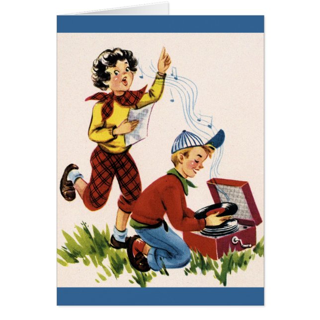 Écouter des disques d'années '50 (Devant)