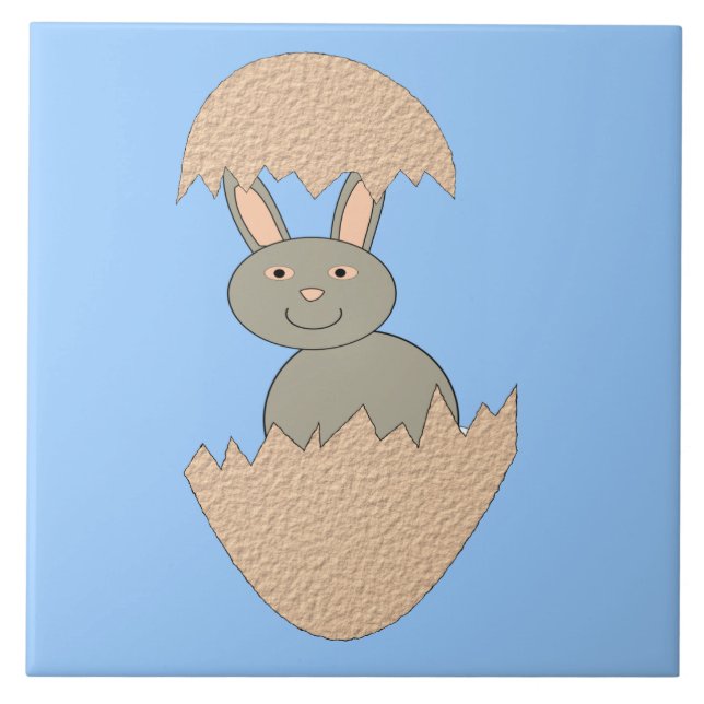 Écouter du lapin de l'oeuf Carreau bizarre (Devant)