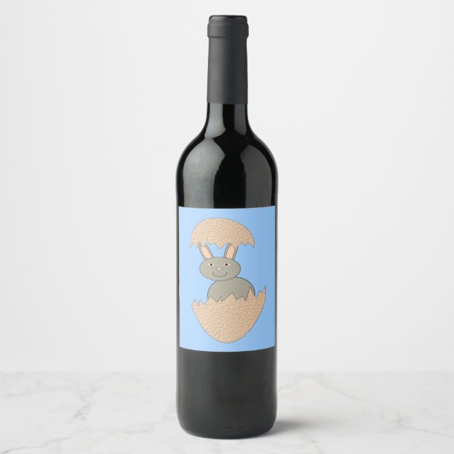 Écouter lapin de l'oeuf Weird Bottle Étiquettes (Devant)