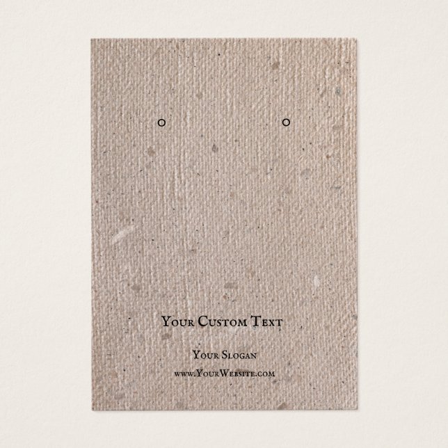 Écouter une carte d'affichage bijoux, recycler pap (Devant)