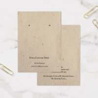 Écouter une carte d'affichage bijoux, recycler pap