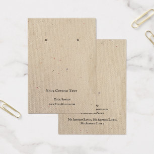 Écouter une carte d'affichage bijoux, recycler pap