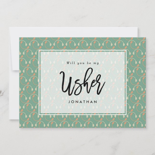 écouteurs serez-vous ma carte de proposition d'uti (Devant)