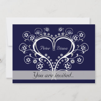 Écoutez mes invitations de mariage de coeur