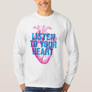 Écoutez Votre T-shirt Coeur