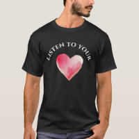 Écoutez votre T-shirt Coeur